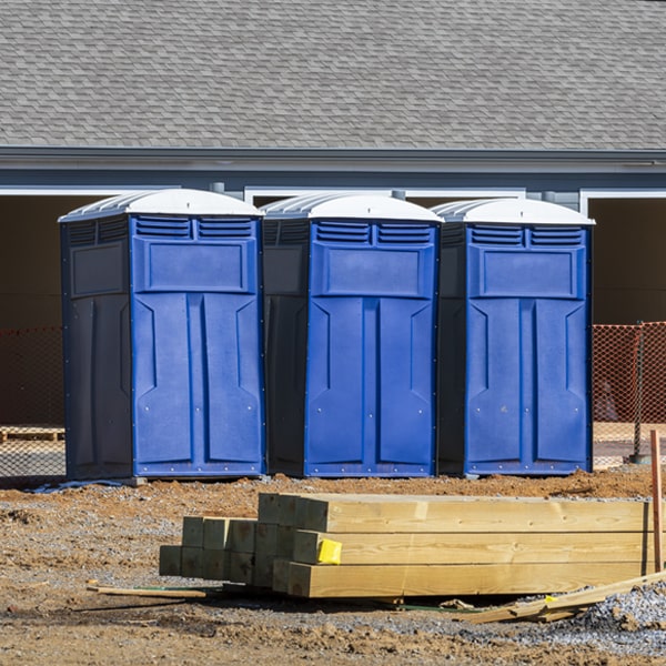 what is the expected delivery and pickup timeframe for the porta potties in Haines